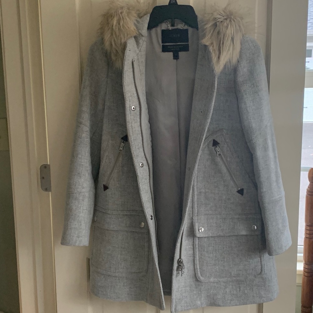 J.CREW Chateau parka in Italian stadium cloth wool
